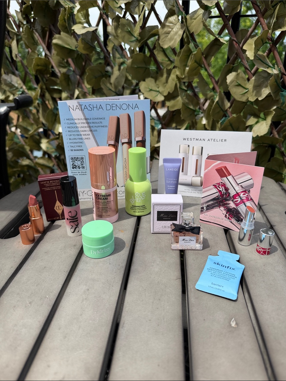 Charlotte Tilbury, Saie, YSL, Dior and Laneige Mini Set